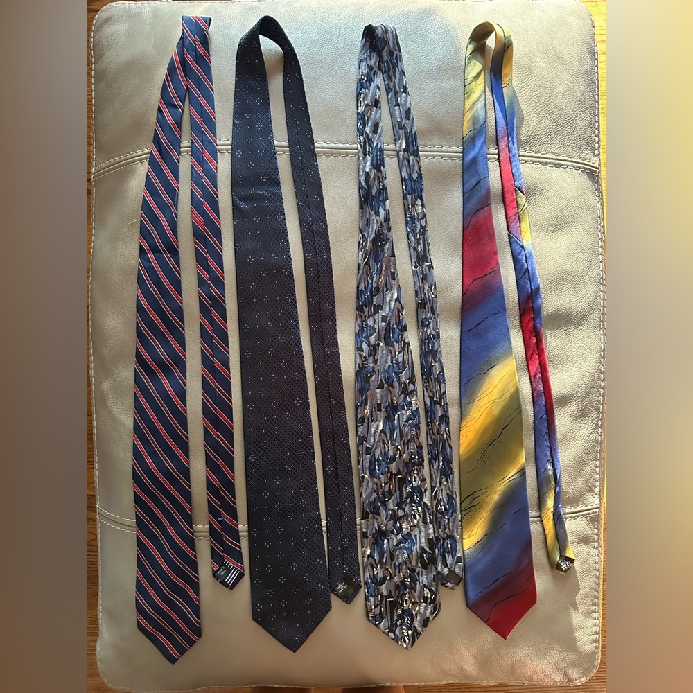 (4/$25) Assorted 100% Silk Ties